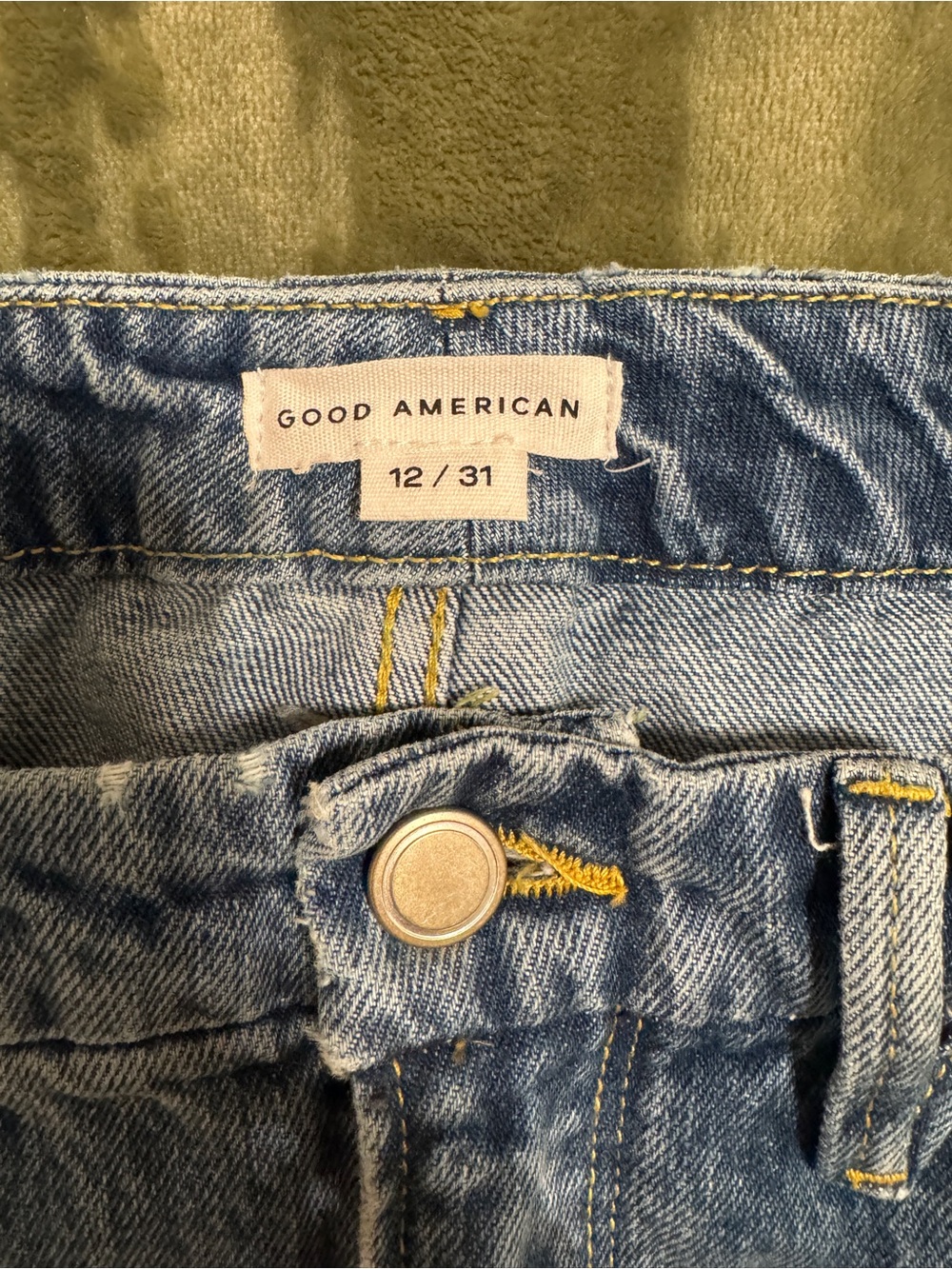 Good American Light Blue High-Rise Women's Jeans